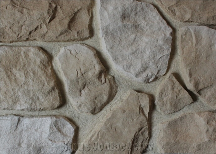 Reliable China Factory European Style Cultured Manufactured Castle Rock Stone,Light Weight Manmade Fieldstone,Weathering Resistant Manufactured Stacked Stone Veneer Of Outdoor Landscaping Decor