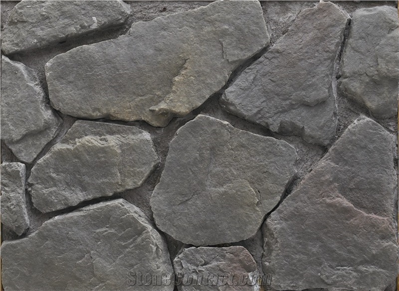Weathering Resistant Manufactured Castle Rock Veneer Stone,Cultured Stone Fieldstone,Faux Ledge Stone for Wall Decor