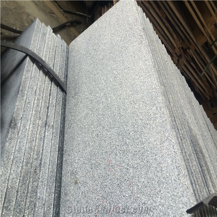 Zhangpu G654 Granite Steps,Flamed Surface G654 Granite Stair Treads,China G654 Dark Grey Granite Staircase & Stair Riser
