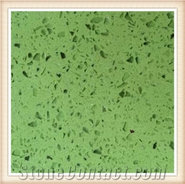 Green Quartz Slab Engineered Stone