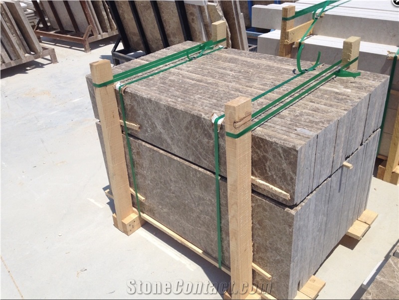 Mersin Light Emperador Marble Blocks