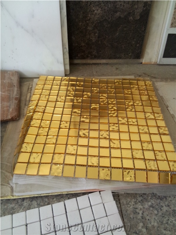 China Yellow Marble Wonderful Mosaic Tiles for Wall, Floor Decoration