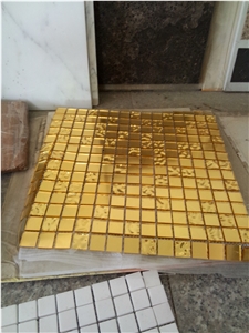China Yellow Marble Wonderful Mosaic Tiles for Wall, Floor Decoration China Yellow Marble Wonderful Mosaic Tiles for Wall, Floor Decoration