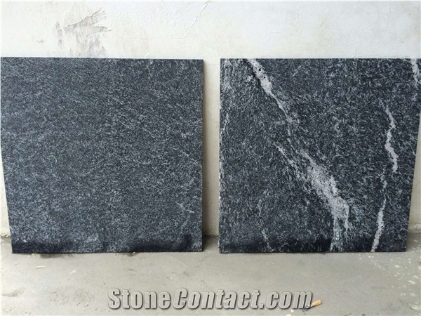 Iron Snow Granite,Austral Black Granite,Chinese Black Grey Snow Granite, China Dark Grey Granite Slabs & Tiles