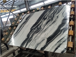 Panda White Marble Tile & Slab,Dalmata Marble ,Mountain White Marble,White Marble ,Black Marble