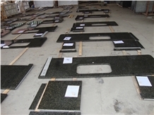 Verde Ubatuba Granite Kitchen Countertop