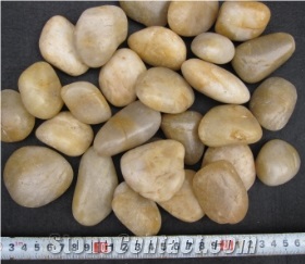Yellow Pebble ,Beige Aggregates, Flat Pebble ,Yellowish Gravel ,Beige River Stone, Yellow Polished Pebbles, Gravel