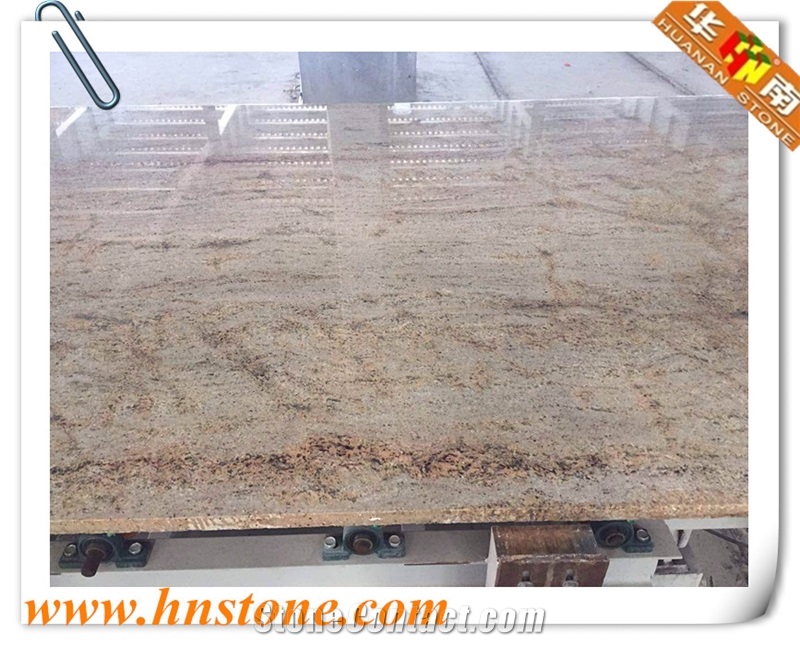 Colonial Gold Granite Slabs & Tiles, Colonial Cream, India Yellow Granite Slabs & Tiles
