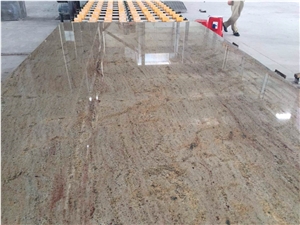 Colonial Gold Granite Slabs & Tiles, Colonial Cream, India Yellow Granite Slabs & Tiles