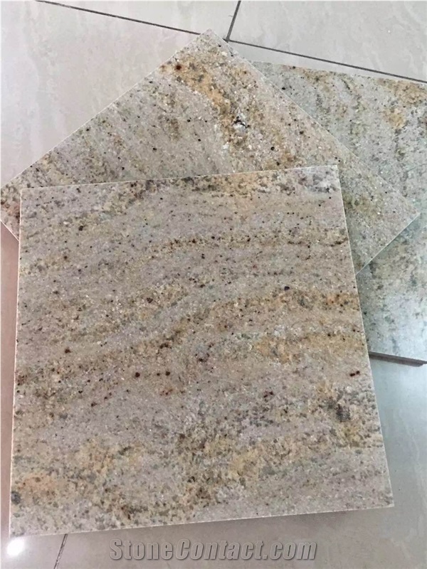 Colonial Gold Granite Slabs & Tiles, Colonial Cream, India Yellow Granite Slabs & Tiles