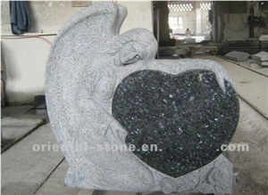 China Bally White Granite Heart Carving Headstones, Cemetery Angel Engraved Tombstones, Memorial Stone Gravestone, Custom Tombstone Monument Design, Western Style Single Monuments China Bally White Granite Heart Carving Headstones, Cemetery Angel Engraved Tombstones, Memorial Stone Gravestone, Custom Tombstone Monument Design, Western Style Single Monuments