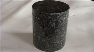 China Granite Memorial Funeral Accessories Urns for Ashes, Cemetery Natural Stone Crematorium Cinerary Casket, Cremation Round Urns, Monumental Oval Urns, Urn Vaults