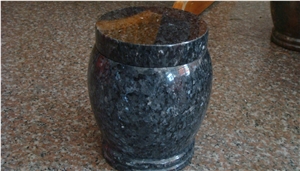 China Granite Memorial Funeral Accessories Urns for Ashes, Cemetery Stone Crematorium Cinerary Casket, Cremation Round Urns, Monumental Urns, Urn Vaults