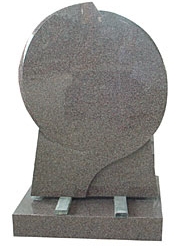 China Grey Pepperino Dark Granite Engraved Headstones, Cemetery Carving Tombstones, Memorial Stone Gravestones, Custom Tombstone Monument Design, Western Style Single Monuments