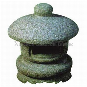G603 Grey Chinese Granite Garden Lanterns, Exterior Stone Lamps, Japanese Style Lantern, Outdoor Landscaping Stones Lanterns