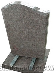 G606 Granite Engraved Polished Headstones,Cemetery Carving Tombstones, Memorial Stone Gravestones,Western American Style Single Monuments, Custom Tombstone Monument Design