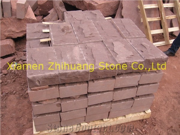 Purple Sandstone Mushroom Stone