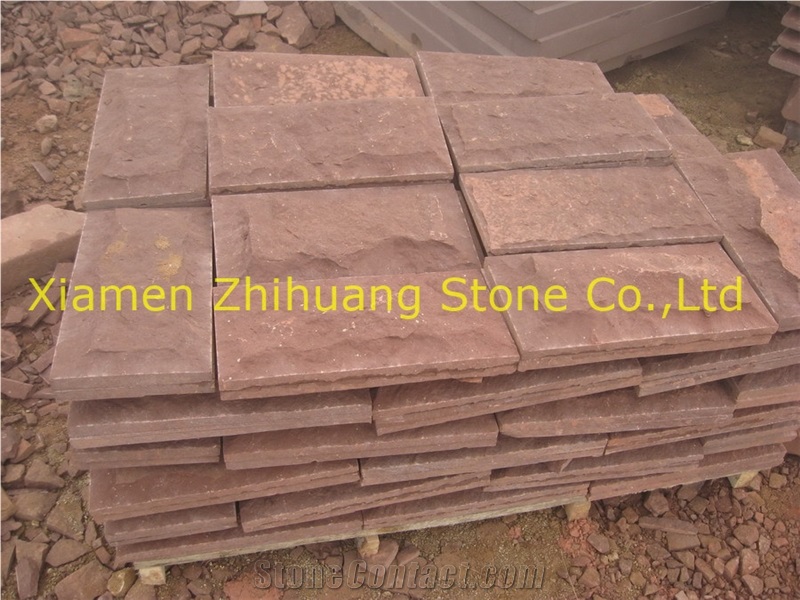 Purple Sandstone Mushroom Stone