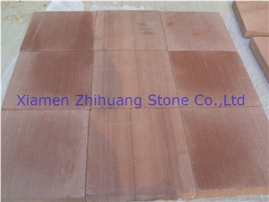 Wenge Sandstone Honed Surface Slabs & Tiles, China Lilac Sandstone