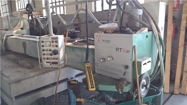 6604 Fpm Brand Terzago Model - Rts 37/40 Used Bridge Cutting Machine