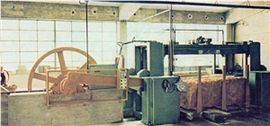 Used Machine 6587 Tlm Brand Simec Model M 40 Gangsaw Multi Blade Marble Gangsaw