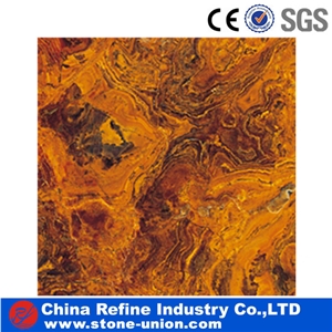 Beautiful Red Flower Onyx Slabs & Tiles, China Red Onyx for Exterior, Interior, Wall Cladding