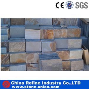 Cheap Price Natural Culture Slate Tile,Natural Split Slate Tile, China Grey Slate, Sliver Sand Slate Tiles for Outdoor Decoration