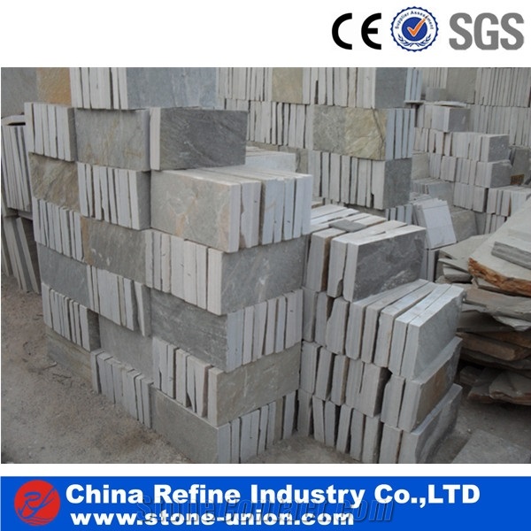 Cheap Price Natural Culture Slate Tile,Natural Split Slate Tile, China Grey Slate, Sliver Sand Slate Tiles for Outdoor Decoration