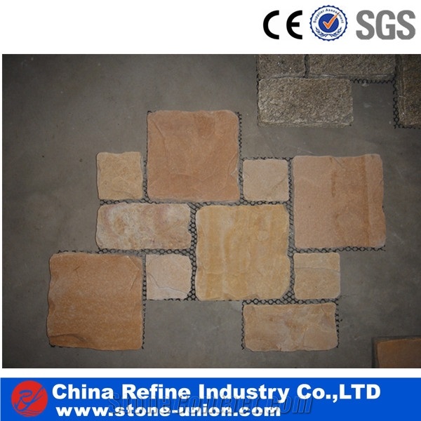 Chinese Natural Split Paver for Floor Covering,Cubic Stone Driveway Paving Stone,Granite Natural Stone Cheap Price Outdoor Project Floor Tiles
