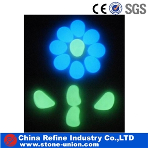 Garden Beautiful Glow Pebbles for Sale,Luminous Pebble Stones ,Decorative Glow Effect Used in Road, Fish Tank,Glow Gravel Stone in Night Pebble Stone Chips