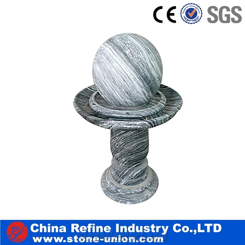 Garden Water Grey Marble Fountain,