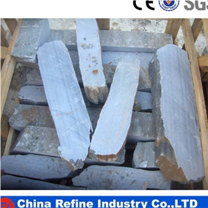 Grey Slate Random Strips,Natural Slate Stacked Stone, Wall Cladding,Random Loose Cultured Stone Wall Stone,Thin Strips Exterior Wall Cladding