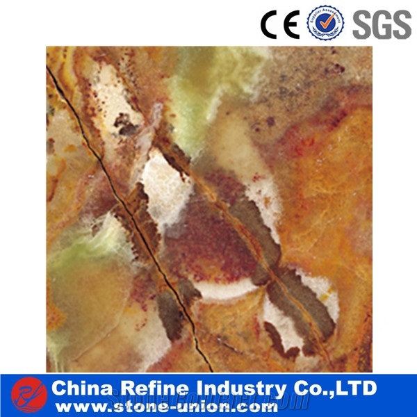 High Quality and Cheap Colorful Onyx Slabs & Tiles for Exterior, Interior, Wall Cladding