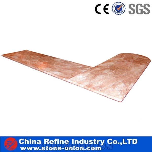 L Shape Marble Kitchen Countertops,One-Piece Worktop,Bar Counter for Restaurant & Hotel