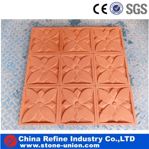 Marble Stone Relief Fish Sculpture,Chinese Sichuan Beige Sandstone Stone Reliefs,Tv Background Decoration,Lobby Walling Tile,Wall Covering Tiles