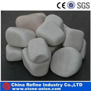 White Flint Pebbles,Pebble Stone for Decoration in Landscaping ,Garden , Walkway,Hot Sale Polished Different Sizes Pebble Stone , Pebble Gravel ,Natural Stone Pebble, Cobble Stone