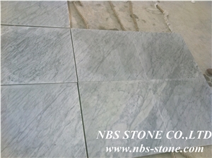 Bianco Carrara Venato Marble Slabs, Italy White Marble Floor Covering Tiles