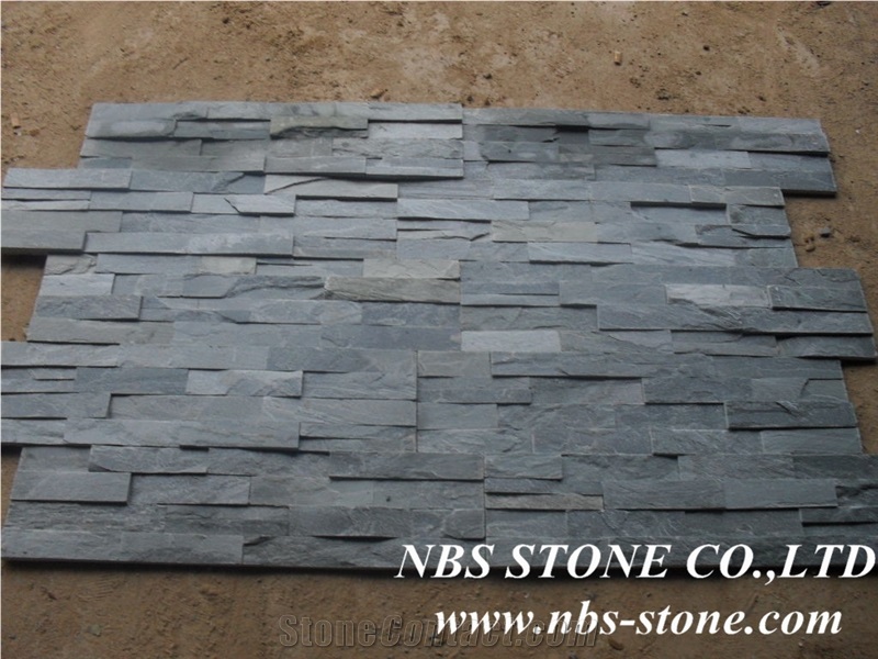 Grey Slate Cultured Stone,wall cladding,stacked stone veneer, ledge stone