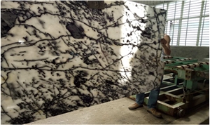 Ink White Jade Marble Slabs & Tiles