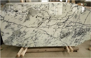 Ink White Jade Marble Slabs & Tiles