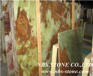 Iran Polished Green Onyx Tiles & Slabs,Gu Qing Onyx Slabs