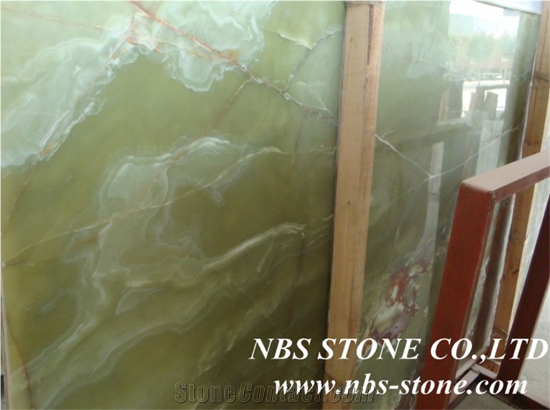 Iran Polished Green Onyx Tiles & Slabs,Gu Qing Onyx Slabs
