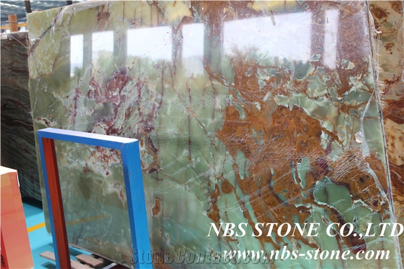 Iran Polished Green Onyx Tiles & Slabs,Gu Qing Onyx Slabs