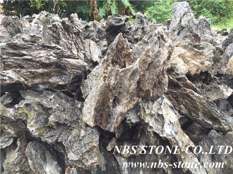 Landscaping Stone,Taihu Lake Stone,Natural Limestone Palisade