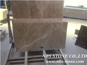 Light Emperador Bathroom Countertops, Brown Marble Bathroom Countertops