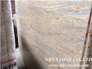 Peacock Jade Golden Marble Slabs & Tiles,China Yellow Marble,Wall & Floor Covering Tiles, Marble Wall Covering Tiles