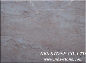 Polished Cream Rose Marble Slabs & Tiles, China Pink Marble