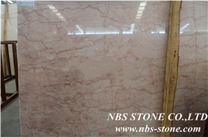 Polished Cream Rose Marble Slabs & Tiles, China Pink Marble