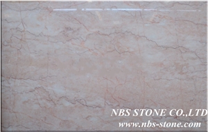 Polished Cream Rose Marble Slabs & Tiles, China Pink Marble