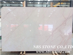 Polished Cream Rose Marble Slabs & Tiles, China Pink Marble
